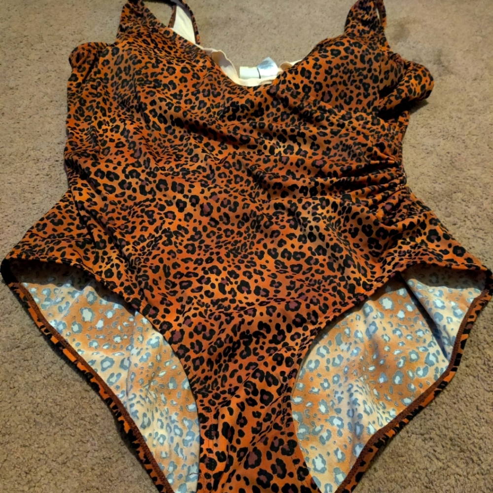 Animal print swimsuit